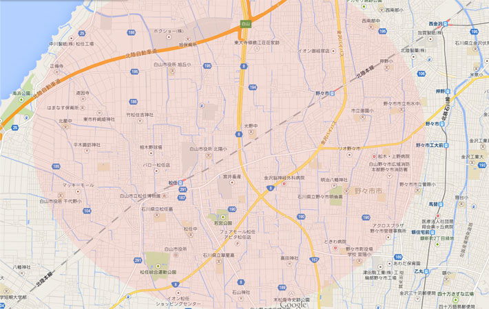金沢近郊MAP