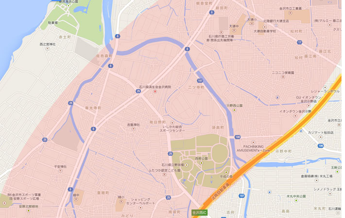 金沢西部MAP