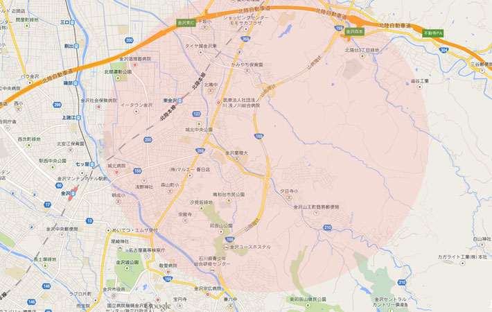 金沢東部MAP