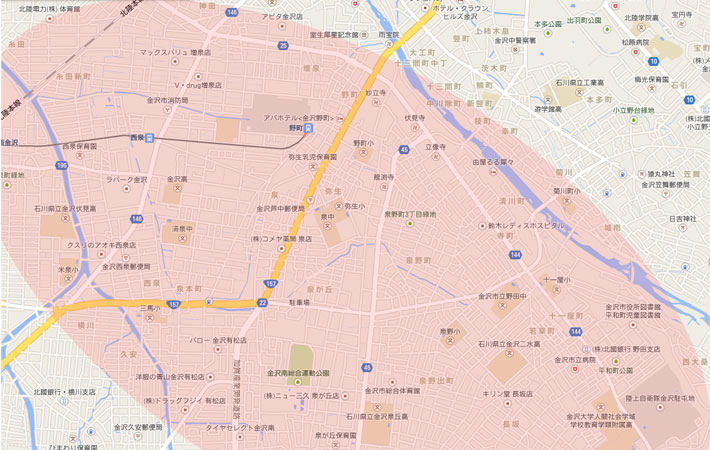 金沢犀川南MAP